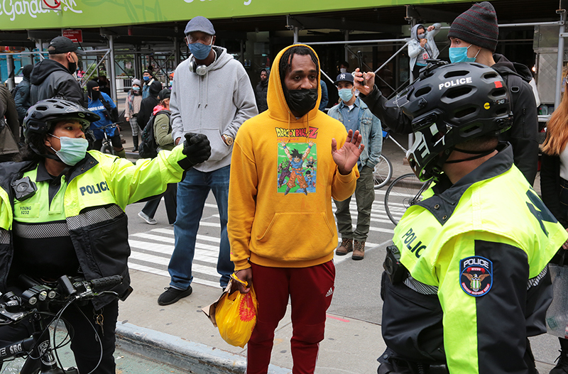 Anti-Trump : Rally : Pro-Trump : New York City : Times Square : Richard Moore : Photographer : Photojournalist